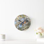 Bluebird Runde Wanduhr (Zuhause)