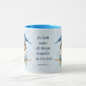 Bluebird Scripture Tasse Birdhouse Ecclesiastes (Zentrum)