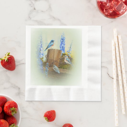 Bluebird Serviette (Beispiel)