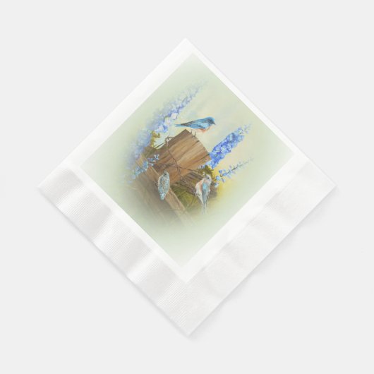 Bluebird Serviette (Ecke)