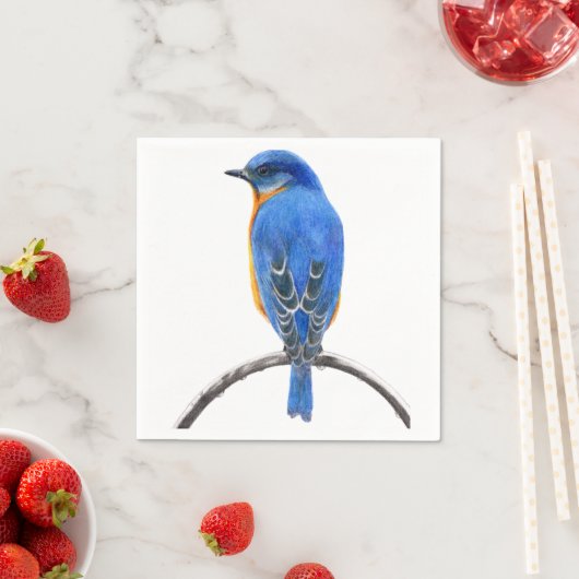 Bluebird Serviette (Beispiel)