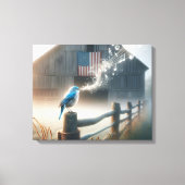 Bluebird Singing a Song Leinwanddruck (Vorderseite)