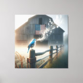 Bluebird Singing a Song Leinwanddruck (Vorderseite)