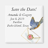 Bluebird speichert das Date Magnet (Vorne)