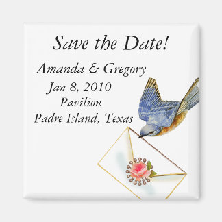 Bluebird speichert das Date Magnet