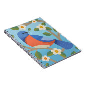 Bluebird Spiral Notebook Notizblock (Rechte Seite)