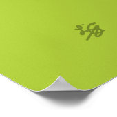 Bluebird Spring Landschaft Poster (Ecke)