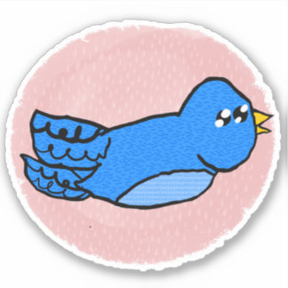 Bluebird-Sticker Aufkleber