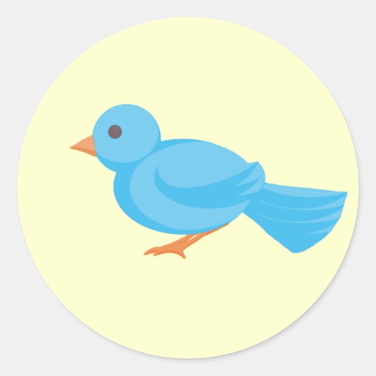 Bluebird-Stickers/Umschlag Aufkleber (Vorderseite)