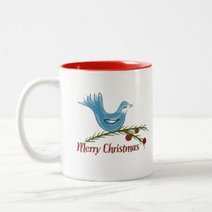 Bluebird-Tasse Zweifarbige Tasse