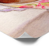 Bluebird Teacup Poster (Ecke)