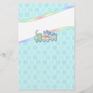 Bluebird Train Briefpapier