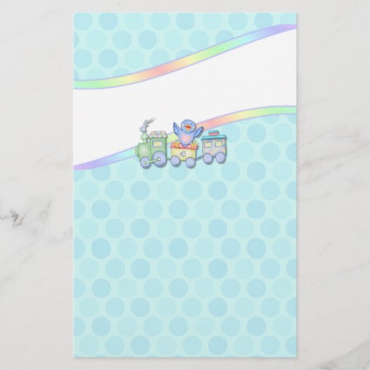 Bluebird Train Briefpapier (Vorderseite)