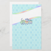 Bluebird Train Briefpapier (Vorne/Hinten)