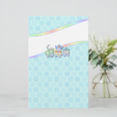 Bluebird Train Briefpapier (Stehend Vorderseite)