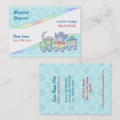 Bluebird Train Visitenkarte (Vorne/Hinten)