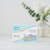 Bluebird Train Visitenkarte (Stehend Vorderseite)