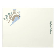 Bluebird und Blueberries Personalisiert