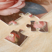 Bluebird und Blush Roses Puzzle (Seite)