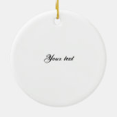 Bluebird und Herz! Keramik Ornament (Hinten)