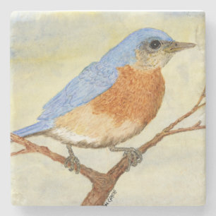 Bluebird-Untersetzer 1 Steinuntersetzer