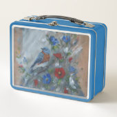 Bluebird USA Metall Brotdose (Vorderseite)