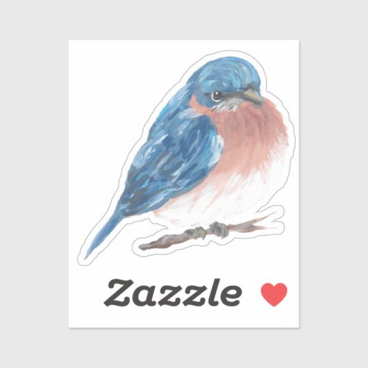 Bluebird Vinyl Sticker (Blatt)