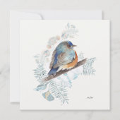 Bluebird Watercolor Art (Vorderseite)