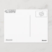 Bluebird Watercolor Postkarte (Rückseite)