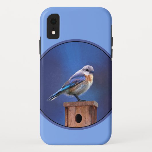 Bluebird (weibliche Malerei) - Original Bird Art Case-Mate iPhone Hülle (Rückseite)