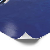 Bluebird (weibliche Malerei) - Original Bird Art Poster (Ecke)