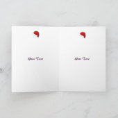 Bluebird: Weihnachtsvorlage Karte (Innenseite)