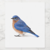 Bluebird Weinetikett (Einzelnes Label)