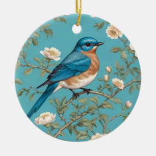 Bluebird William Morris Inspiriert Türkis Keramik Ornament