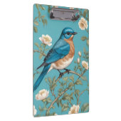 Bluebird William Morris Inspiriert Türkis Klemmbrett (Rechts)