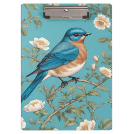 Bluebird William Morris Inspiriert Türkis Klemmbrett