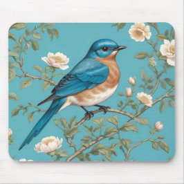 Bluebird William Morris Inspiriert Türkis Mousepad