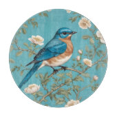 Bluebird William Morris Inspiriert Türkis Schneidebrett (Vorderseite)