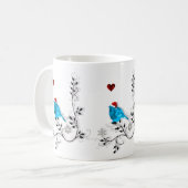 Bluebird zu Weihnachten Tasse (Vorderseite Links)