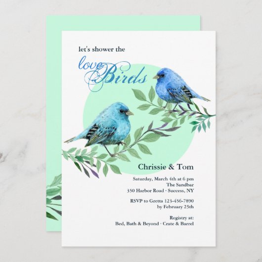 Bluebirds auf Einladung (Vorne/Hinten)