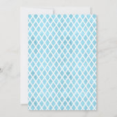 Bluebirds Babydusche /ein Baby blüht Einladung (Rückseite)