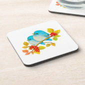 Bluebirds Bird Art Coaster Getränkeuntersetzer (Linke Seite)