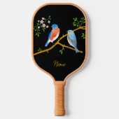 Bluebirds Black Pickleball Schläger (Vorderseite)