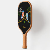 Bluebirds Black Pickleball Schläger (Links)