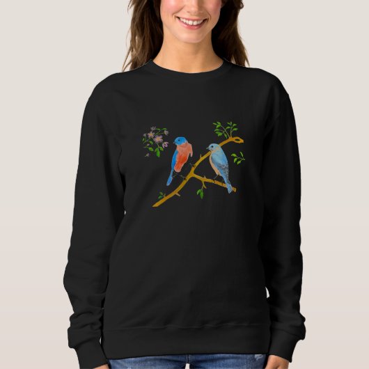 Bluebirds Black Sweatshirt (Vorderseite)