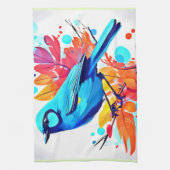 Bluebird's Bliss Art Geschirrtuch (Vertikal)