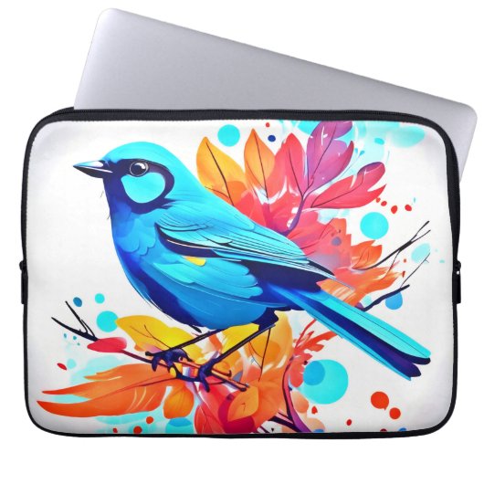 Bluebird's Bliss Art Laptopschutzhülle (Vorderseite)