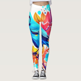 Bluebird's Bliss Art Leggings
