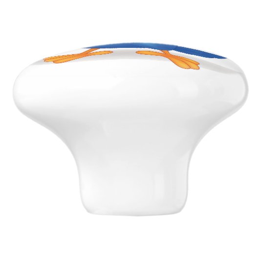 Bluebirds bringen Glück - SRF Keramikknauf (Seitenansicht)