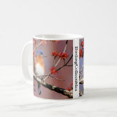 Bluebirds Coffee Mug III by BirdingCollectibles Kaffeetasse (Vorderseite Links)